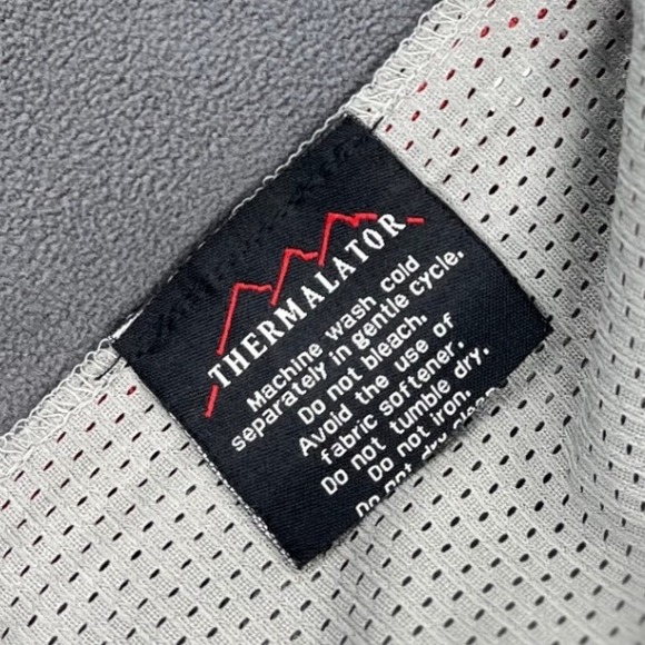 K-Way‎ Expedition Jacket Women S Red Gray Technical Full Zip Softshell - Picture 10 of 14